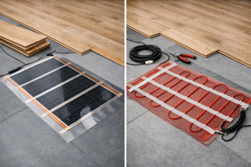 Інфрачервона плівка проти нагрівального мату: порівняння систем для монтажу під ламінат