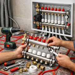 Повний посібник із складання та встановлення колектора для теплої підлоги