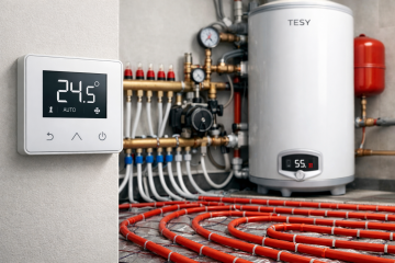 Чому в системі з теплою підлогою і бойлером TESY важливий якісний терморегулятор?