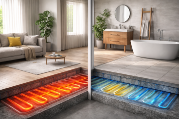 Чому тепла підлога має різну температуру в кімнатах?