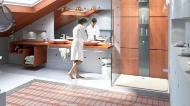 Теплый пол в ванной комнате: Выбор и особенности установки