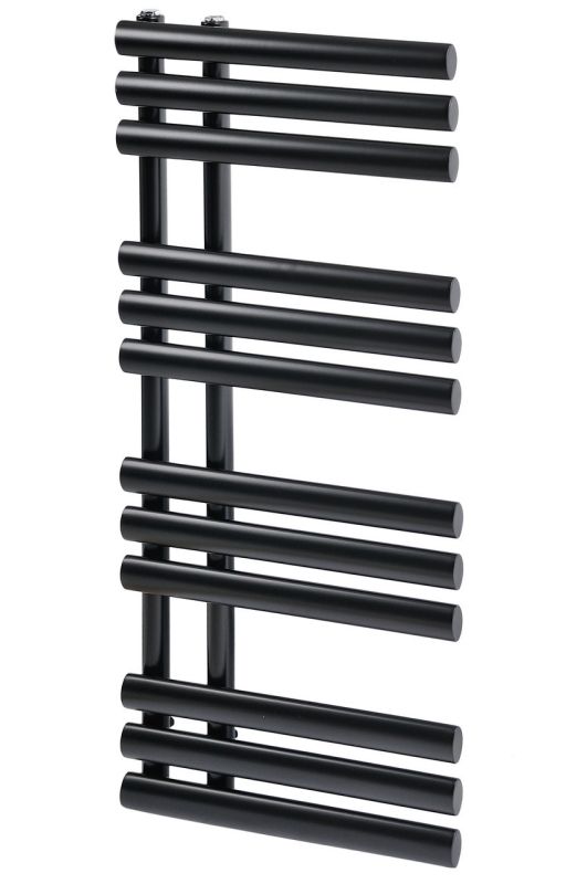 Дизайнерська рушникосушка Grasse 12/1130 чорний матовий Дизайнерська рушникосушка Grasse 12/1130 чорний матовий