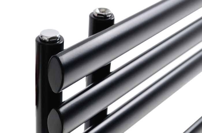 Дизайнерська рушникосушка Grasse 12/1130 чорний матовий Дизайнерська рушникосушка Grasse 12/1130 чорний матовий