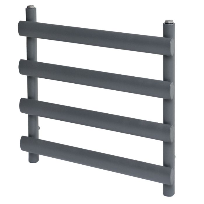 Дизайнерська рушникосушка Menton 4/496 сірий матовий Дизайнерська рушникосушка Menton 4/496 сірий матовий