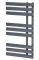 Дизайнерська сушарка для рушників Grasse 9/820 сірий матовий Дизайнерська сушарка для рушників Grasse 9/820 сірий матовий