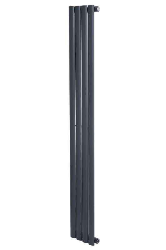 Вертикальний дизайнерський радіатор опалення ARTTIDESIGN Rimini 4/1800/236/50 сірий матовий Вертикальний дизайнерський радіатор опалення ARTTIDESIGN Rimini 4/1800/236/50 сірий матовий