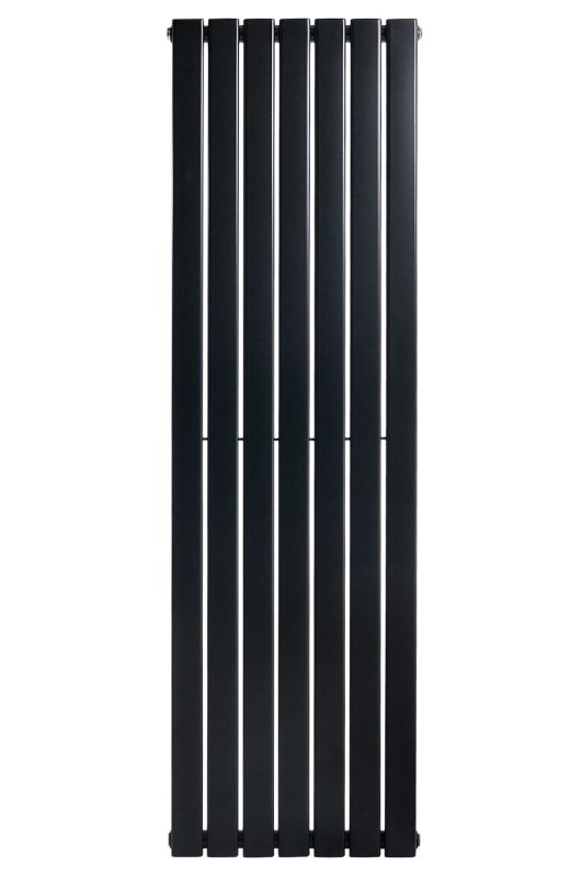 Вертикальний дизайнерський радіатор опалення ARTTIDESIGN Livorno 7/1800/476 чорний матовий Вертикальний дизайнерський радіатор опалення ARTTIDESIGN Livorno 7/1800/476 чорний матовий