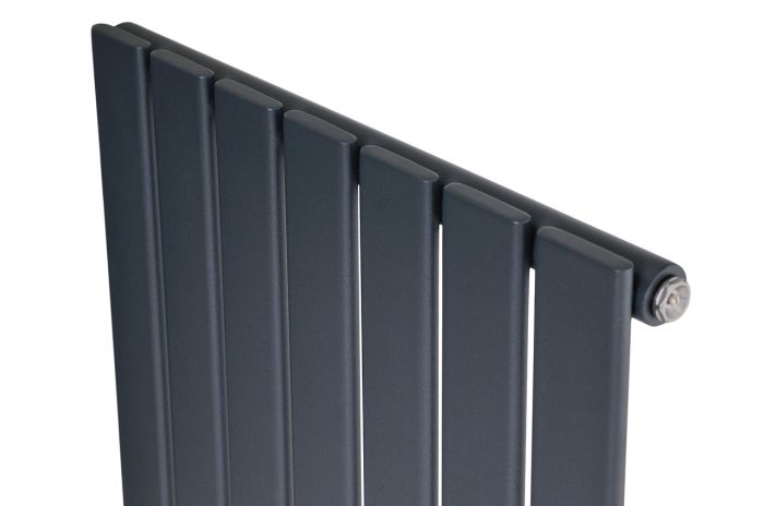 Вертикальний дизайнерський радіатор опалення ARTTIDESIGN Livorno 7/1800/476/50 сірий матовий Вертикальний дизайнерський радіатор опалення ARTTIDESIGN Livorno 7/1800/476/50 сірий матовий