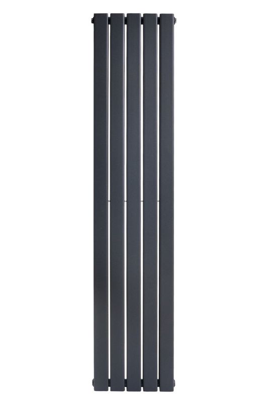 Вертикальний дизайнерський радіатор опалення ARTTIDESIGN Livorno II 5/1800/340 сірий матовий Вертикальний дизайнерський радіатор опалення ARTTIDESIGN Livorno II 5/1800/340 сірий матовий
