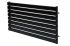 Горизонтальный дизайнерский радиатор отопления  ARTTIDESIGN Livorno G 8/544/1200 чёрный матовый Горизонтальный дизайнерский радиатор отопления  ARTTIDESIGN Livorno G 8/544/1200 чёрный матовый