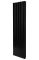 Вертикальний дизайнерський радіатор опалення ARTTIDESIGN Livorno II 7/1600/476/50 чорний матовий Вертикальний дизайнерський радіатор опалення ARTTIDESIGN Livorno II 7/1600/476/50 чорний матовий