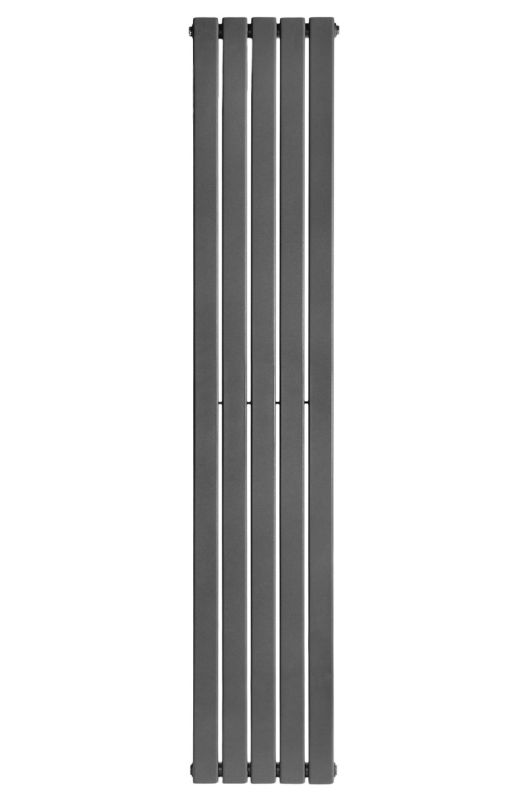 Вертикальний дизайнерський радіатор опалення ARTTIDESIGN Livorno 5/1600/340/50 сірий матовий Вертикальний дизайнерський радіатор опалення ARTTIDESIGN Livorno 5/1600/340/50 сірий матовий