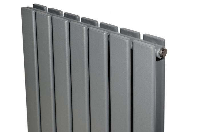 Вертикальний дизайнерський радіатор опалення ARTTIDESIGN Livorno II 7/1800/476 сірий матовий Вертикальний дизайнерський радіатор опалення ARTTIDESIGN Livorno II 7/1800/476 сірий матовий