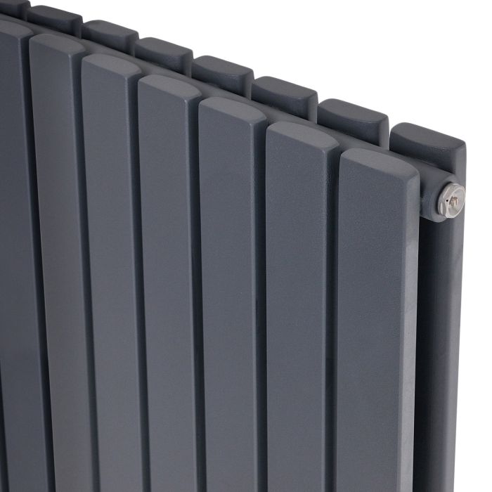 Горизонтальні дизайнерські радіатори опалення ARTTIDESIGN Terni ІІ G 14/600/826 сірий матовий Горизонтальні дизайнерські радіатори опалення ARTTIDESIGN Terni ІІ G 14/600/826 сірий матовий