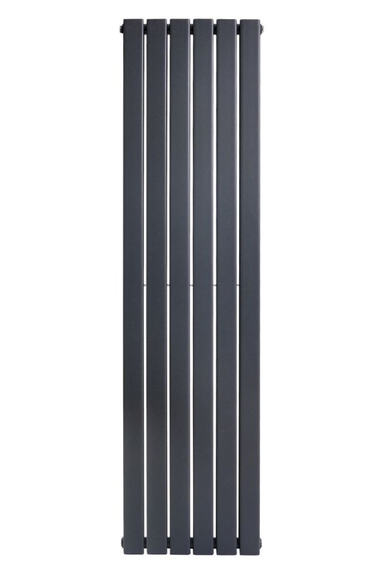 Вертикальний дизайнерський радіатор опалення ARTTIDESIGN Livorno II 6/1800/408/50 сірий матовий Вертикальний дизайнерський радіатор опалення ARTTIDESIGN Livorno II 6/1800/408/50 сірий матовий