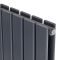 Вертикальний дизайнерський радіатор опалення ARTTIDESIGN Livorno II 6/1800/408/50 сірий матовий Вертикальний дизайнерський радіатор опалення ARTTIDESIGN Livorno II 6/1800/408/50 сірий матовий