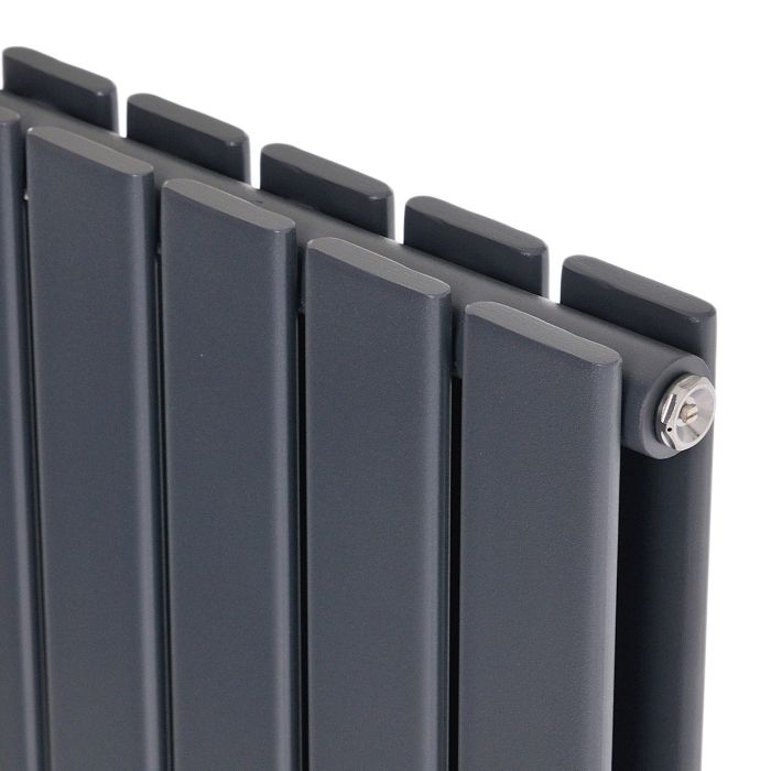 Вертикальний дизайнерський радіатор опалення ARTTIDESIGN Livorno II 6/1800/408/50 сірий матовий Вертикальний дизайнерський радіатор опалення ARTTIDESIGN Livorno II 6/1800/408/50 сірий матовий