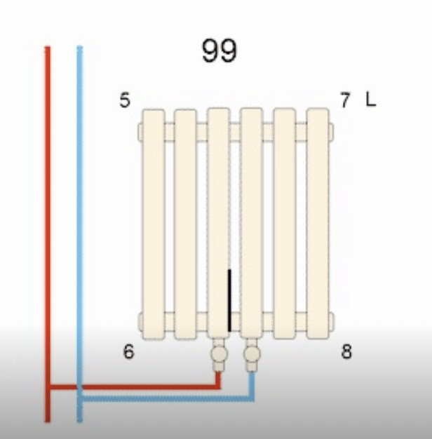 Вертикальний дизайнерський радіатор опалення ARTTIDESIGN Livorno 12/1800/816/50 чорний матовий
