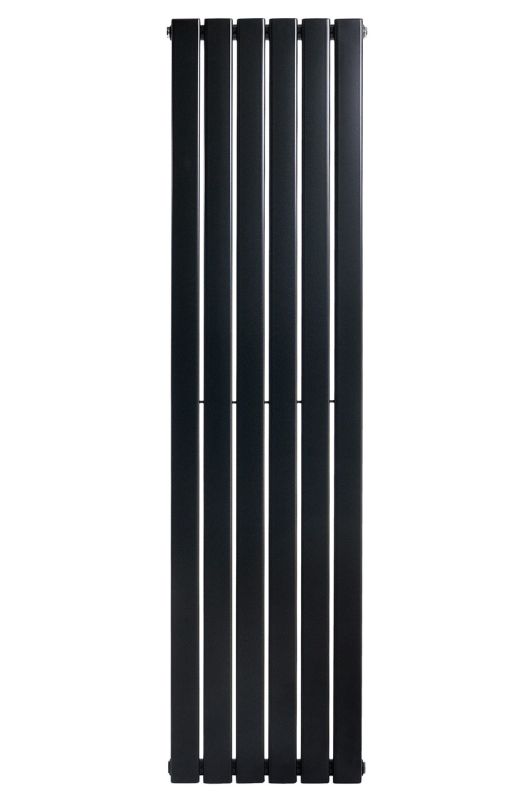 Вертикальний дизайнерський радіатор опалення ARTTIDESIGN Livorno 6/1800/408 чорний матовий Вертикальний дизайнерський радіатор опалення ARTTIDESIGN Livorno 6/1800/408 чорний матовий