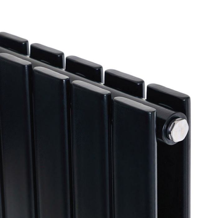 Вертикальний дизайнерський радіатор опалення ARTTIDESIGN Livorno II 7/1200/476/50 чорний матовий Вертикальний дизайнерський радіатор опалення ARTTIDESIGN Livorno II 7/1200/476/50 чорний матовий