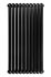 Вертикальний дизайнерський радіатор опалення ARTTIDESIGN Verona 10/1200/600 чорний матовий