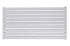 Горизонтальный дизайнерский радиатор отопления ARTTIDESIGN Livorno ІІ G 9/612/1200/50 белый матовий