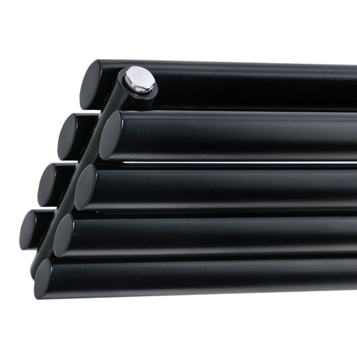 Горизонтальный дизайнерский радиатор отопления ARTTIDESIGN Rimini ІІ G 4/236/1800/50 чорний матовый Горизонтальный дизайнерский радиатор отопления ARTTIDESIGN Rimini ІІ G 4/236/1800/50 чорний матовый