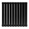 Горизонтальный дизайнерский радиатор опалення ARTTIDESIGN Rimini II G 10/550/590/50 чорний матовый Горизонтальный дизайнерский радиатор опалення ARTTIDESIGN Rimini II G 10/550/590/50 чорний матовый