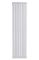 Вертикальный дизайнерский радиатор отопления ARTTIDESIGN Livorno II 6/1600/408/50 белый  матовый