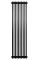 Вертикальный дизайнерский радиатор отопления ARTTIDESIGN Bari II 10/1800/470/50 чорний матовий Вертикальный дизайнерский радиатор отопления ARTTIDESIGN Bari II 10/1800/470/50 чорний матовий