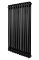 Вертикальный дизайнерский радиатор отопления ARTTIDESIGN Bari II 12/1200/560/50 чорний матовий Вертикальный дизайнерский радиатор отопления ARTTIDESIGN Bari II 12/1200/560/50 чорний матовий
