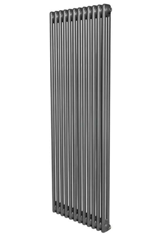 Вертикальный дизайнерский радиатор отопления ARTTIDESIGN Bari II 12/1800/560/50 сірий матовий Вертикальный дизайнерский радиатор отопления ARTTIDESIGN Bari II 12/1800/560/50 сірий матовий
