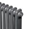 Вертикальный дизайнерский радиатор отопления ARTTIDESIGN Bari II 12/1800/560/50 сірий матовий Вертикальный дизайнерский радиатор отопления ARTTIDESIGN Bari II 12/1800/560/50 сірий матовий
