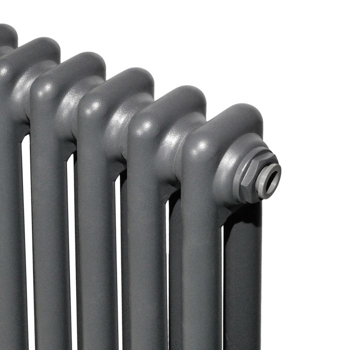 Вертикальный дизайнерский радиатор отопления ARTTIDESIGN Bari II 12/1800/560/50 сірий матовий Вертикальный дизайнерский радиатор отопления ARTTIDESIGN Bari II 12/1800/560/50 сірий матовий