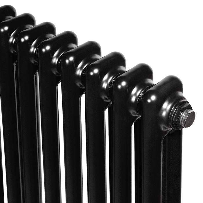 Горизонтальный дизайнерский радиатор отопления ARTTIDESIGN Bari II G 30/500/1370 черный матовий Горизонтальный дизайнерский радиатор отопления ARTTIDESIGN Bari II G 30/500/1370 черный матовий