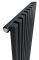 Вертикальный дизайнерский радиатор отопления ARTTIDESIGN Ancona 10/1800/460/50 чорний матовый Вертикальный дизайнерский радиатор отопления ARTTIDESIGN Ancona 10/1800/460/50 чорний матовый