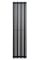Вертикальный дизайнерский радиатор отопления ARTTIDESIGN Ancona 10/1800/460/50 чорний матовый Вертикальный дизайнерский радиатор отопления ARTTIDESIGN Ancona 10/1800/460/50 чорний матовый