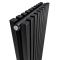 Вертикальный дизайнерский радиатор отопления ARTTIDESIGN Ancona II 10/1800/460/50 чорний матовый Вертикальный дизайнерский радиатор отопления ARTTIDESIGN Ancona II 10/1800/460/50 чорний матовый