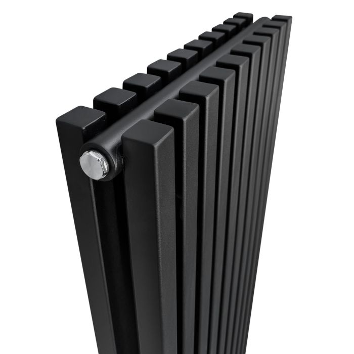 Вертикальный дизайнерский радиатор отопления ARTTIDESIGN Ancona II 10/1800/460/50 чорний матовый Вертикальный дизайнерский радиатор отопления ARTTIDESIGN Ancona II 10/1800/460/50 чорний матовый