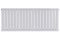 Горизонтальний дизайнерський радіатор опалення ARTTIDESIGN Livorno ІІ G 26/300/1768/50 білий матовий