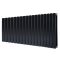 Горизонтальний дизайнерський радіатор опалення ARTTIDESIGN Livorno II G 22/500/1496/50 чорний матовий