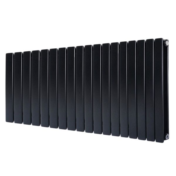 Горизонтальний дизайнерський радіатор опалення ARTTIDESIGN Livorno II G 22/300/1496/50 чорний матовий