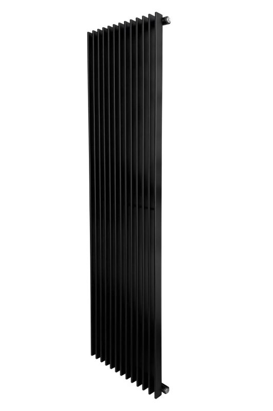 Вертикальний дизайнерський радіатор опалення ARTTIDESIGN Pesaro 13/1800/470/50 чорний матовий Вертикальний дизайнерський радіатор опалення ARTTIDESIGN Pesaro 13/1800/470/50 чорний матовий