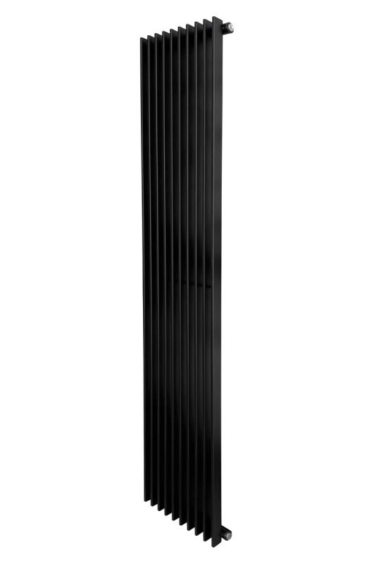 Вертикальний дизайнерський радіатор опалення ARTTIDESIGN Pesaro 10/1800/360/50 чорний матовий Вертикальний дизайнерський радіатор опалення ARTTIDESIGN Pesaro 10/1800/360/50 чорний матовий