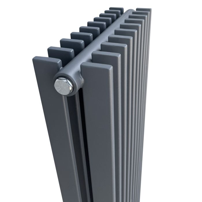 Вертикальный дизайнерский радиатор отопления ARTTIDESIGN Pesaro II10/1800/360/50 серый матовый Вертикальный дизайнерский радиатор отопления ARTTIDESIGN Pesaro II10/1800/360/50 серый матовый