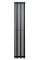 Вертикальный дизайнерский радиатор отопления ARTTIDESIGN Ancona II 8/1800/368 черный матовый Вертикальный дизайнерский радиатор отопления ARTTIDESIGN Ancona II 8/1800/368 черный матовый