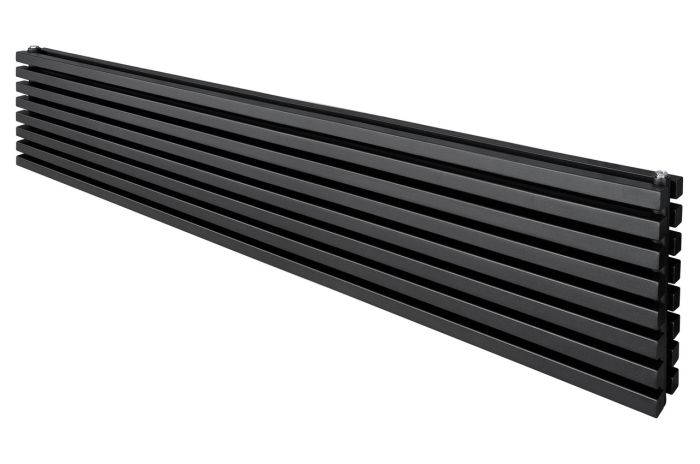 Горизонтальный дизайнерский радиатор отопления ARTTIDESIGN Ancona ІІ G 8/368/1800 чорний матовий Горизонтальный дизайнерский радиатор отопления ARTTIDESIGN Ancona ІІ G 8/368/1800 чорний матовий