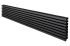 Горизонтальный дизайнерский радиатор отопления ARTTIDESIGN Ancona ІІ G 8/368/1800 чорний матовий