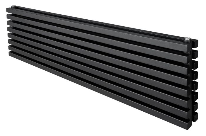 Горизонтальный дизайнерский радиатор отопления ARTTIDESIGN Ancona ІІ G 8/368/1300 чорний матовий Горизонтальный дизайнерский радиатор отопления ARTTIDESIGN Ancona ІІ G 8/368/1300 чорний матовий