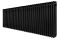 Горизонтальный дизайнерский радиатор отопления ARTTIDESIGN Bari III G 30/600/1370/50 черый матовий Горизонтальный дизайнерский радиатор отопления ARTTIDESIGN Bari III G 30/600/1370/50 черый матовий